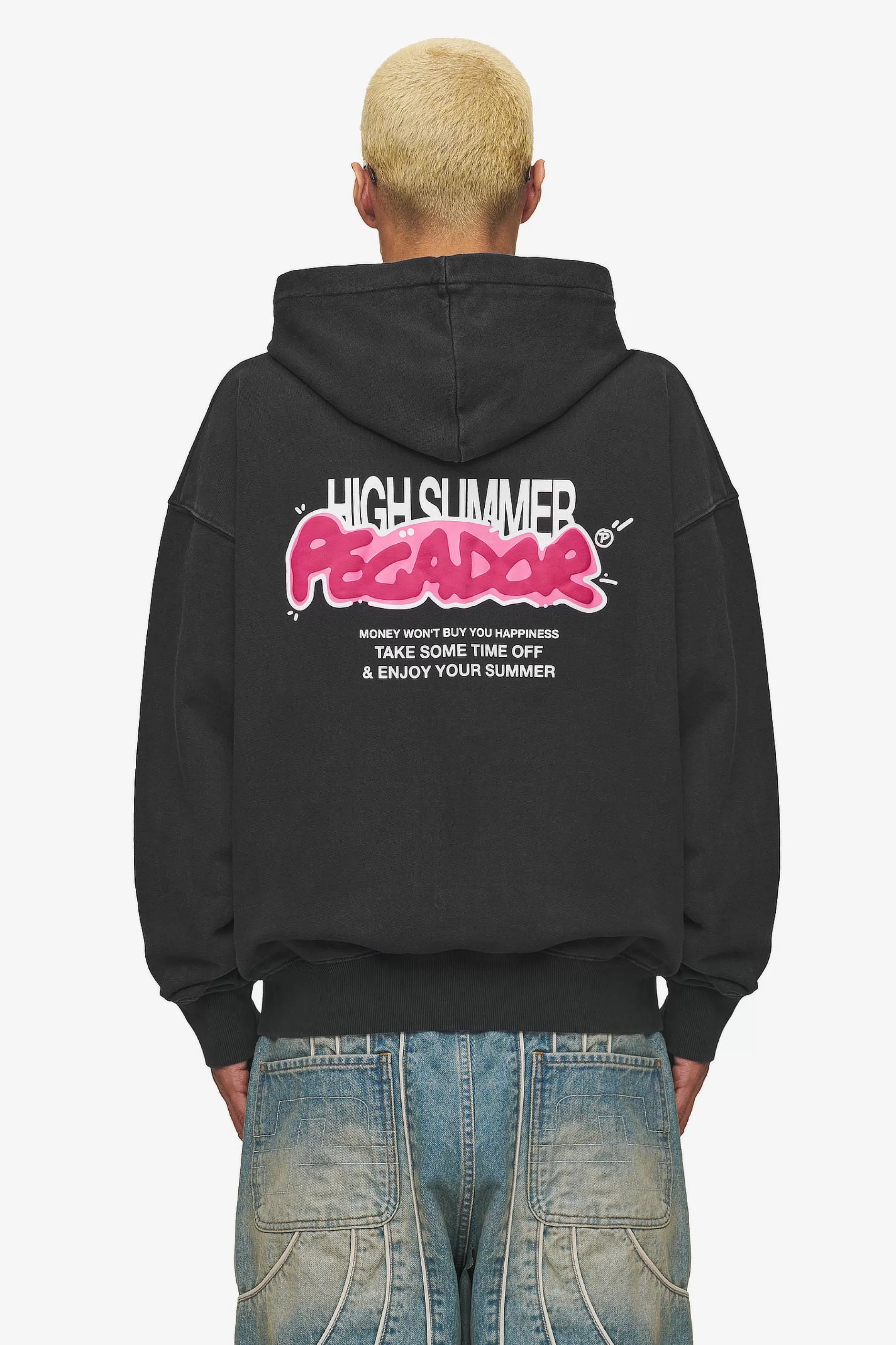 Sale Pegador Barret Terry Oversized Sweat Jacket Vintage Black