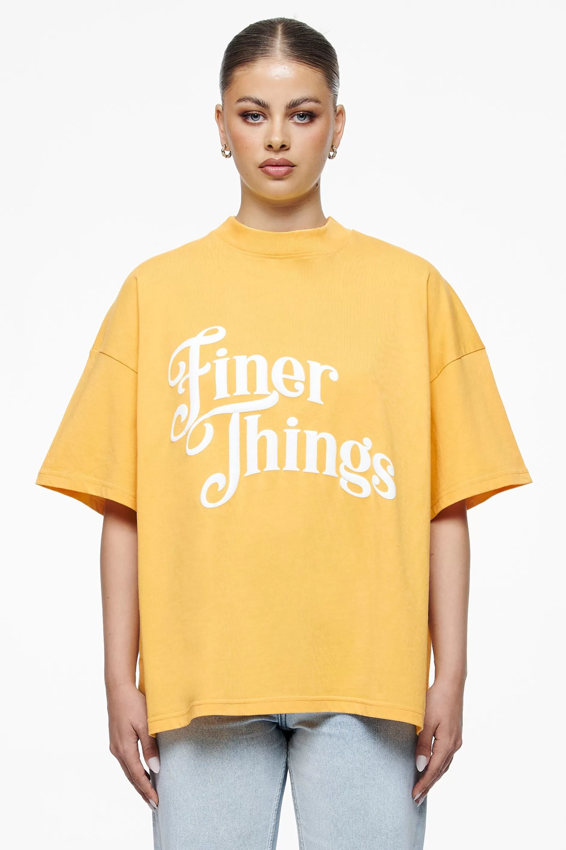 New Pegador Birca Heavy Oversized Tee Vintage Washed Golden Sun