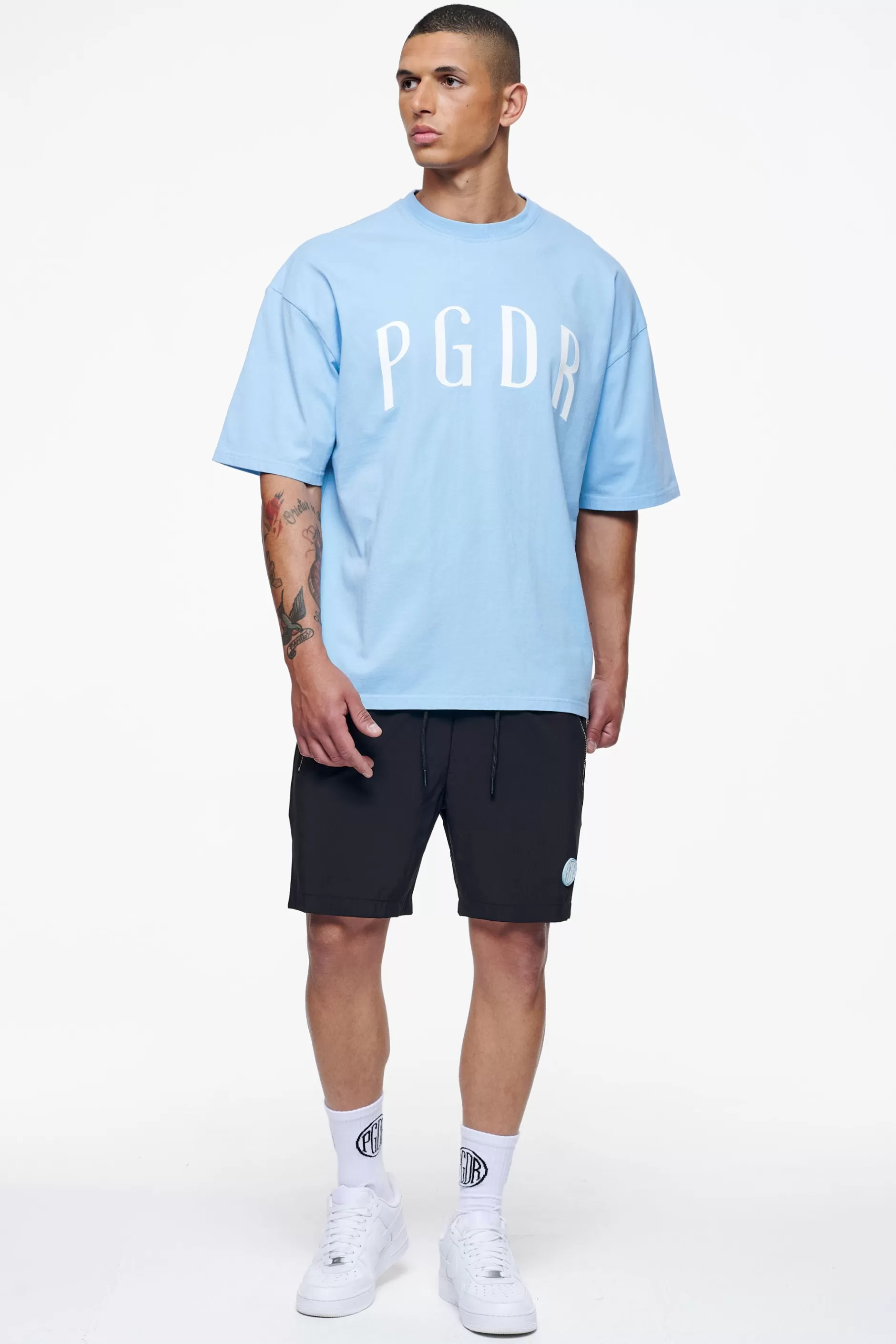 Flash Sale Pegador Bota Boxy Tee Vintage Washed Riviera Blue