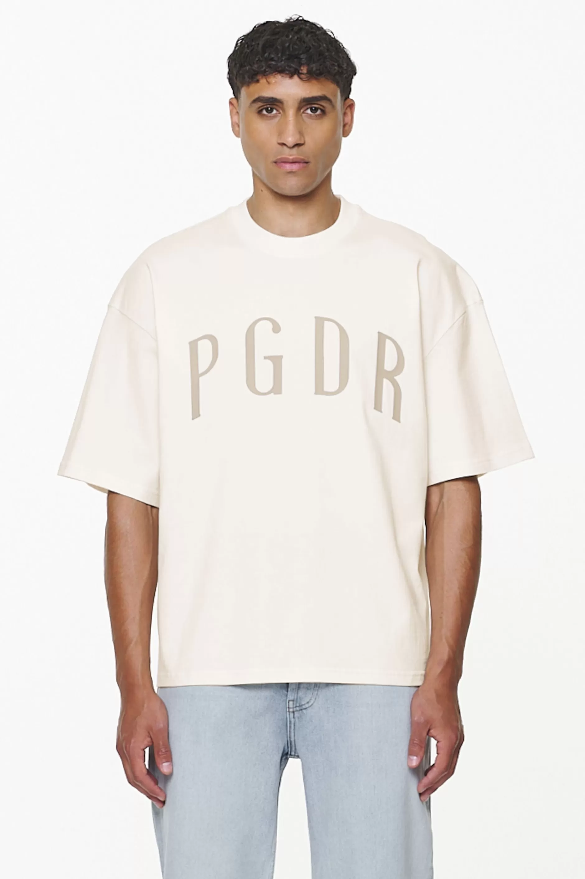 Sale Pegador Bota Boxy Tee Vintage Washed Unbleached