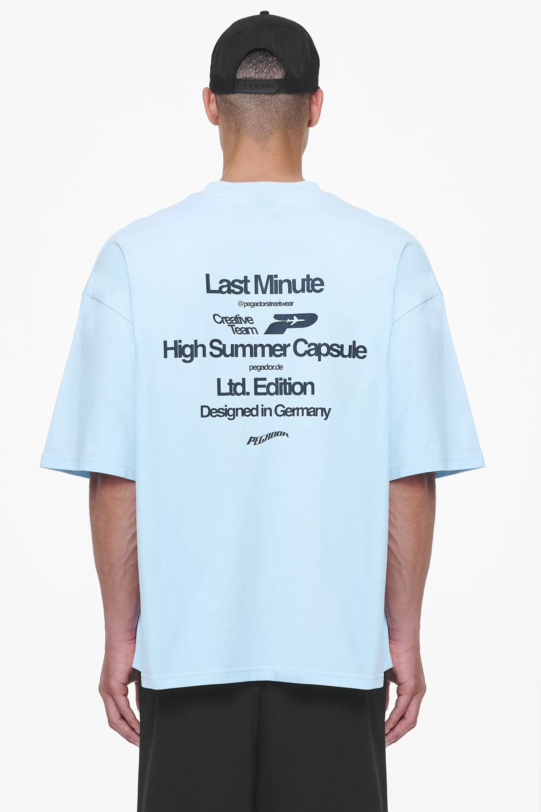 Hot Pegador Caesar Boxy Tee Vintage Aqua