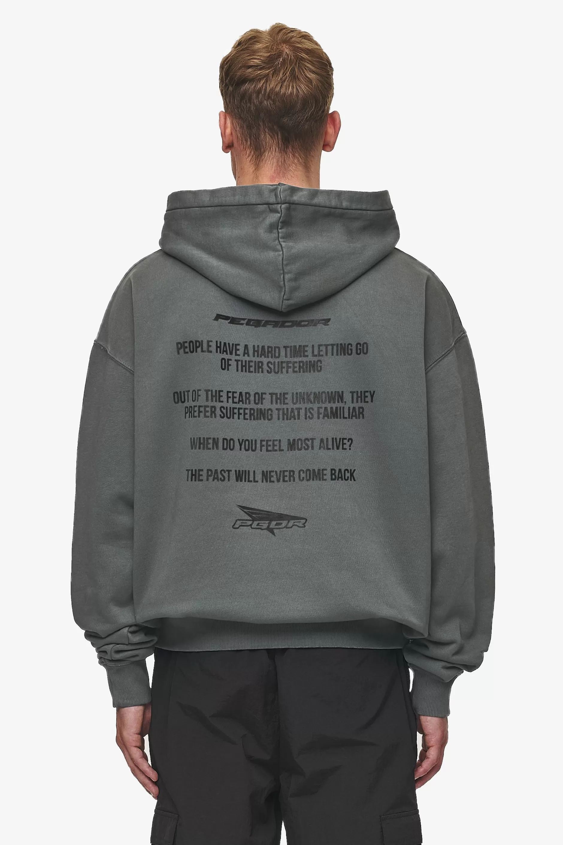 Flash Sale Pegador Dubose Oversized Hoodie Vintage Anthracite