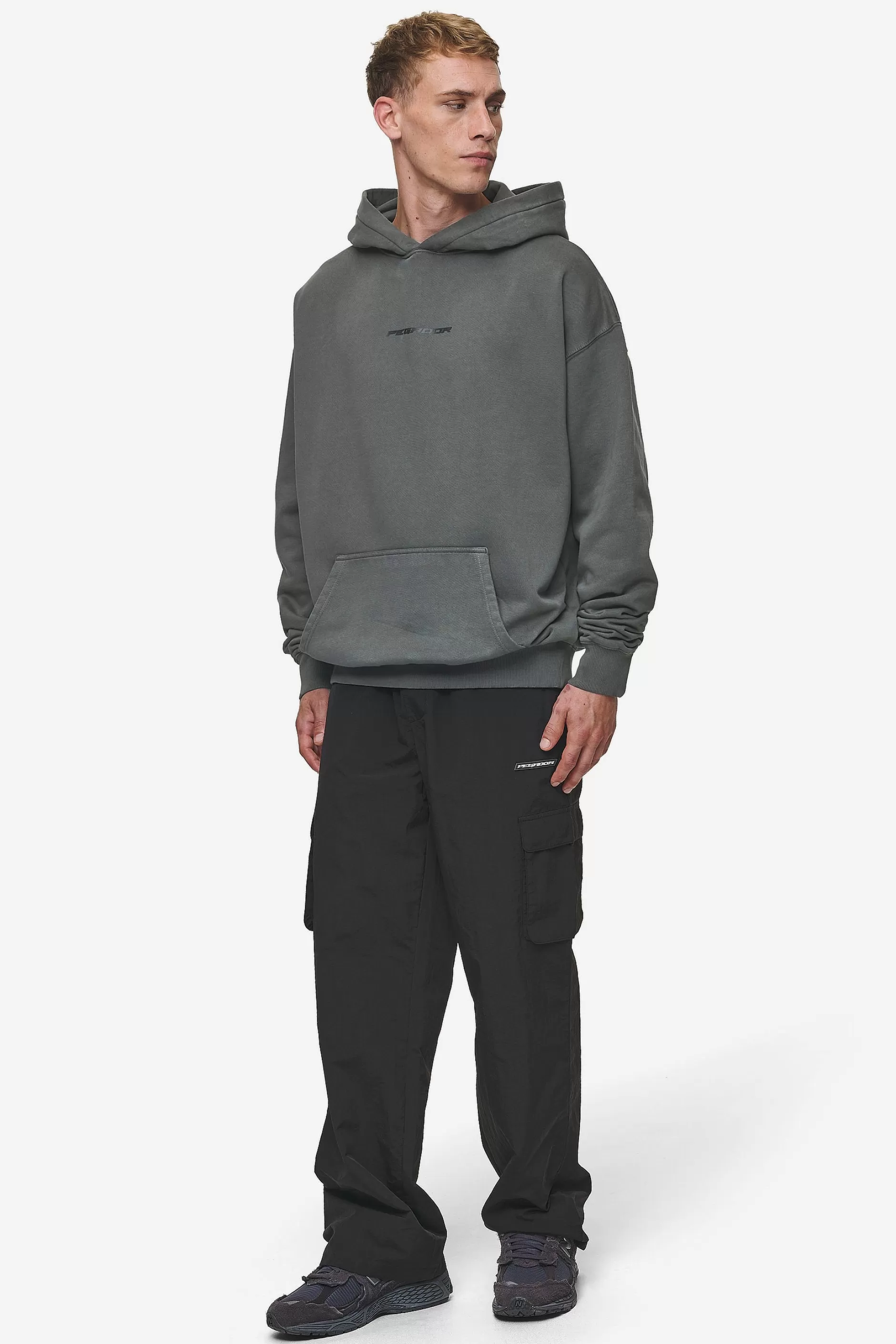 Flash Sale Pegador Dubose Oversized Hoodie Vintage Anthracite