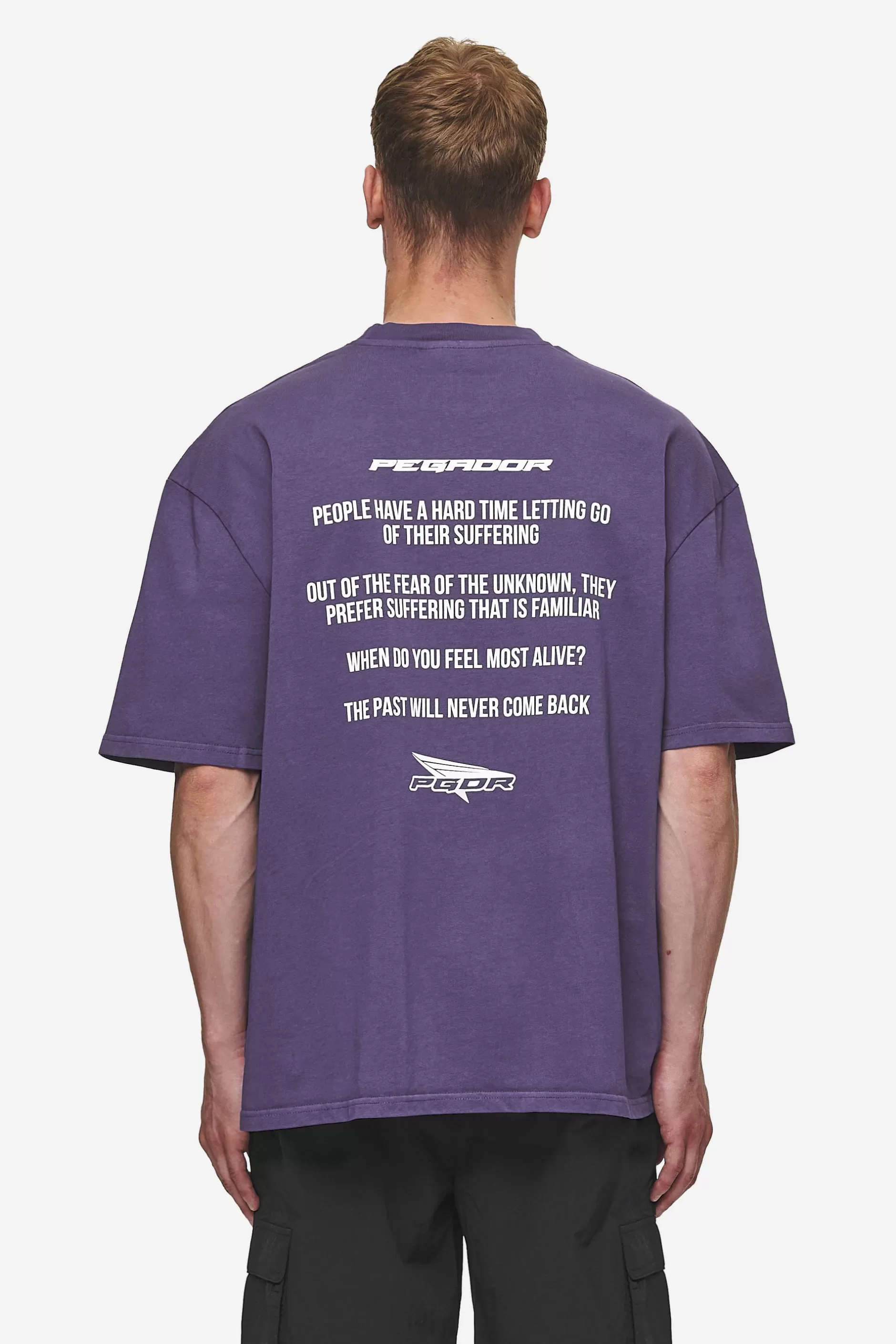 Hot Pegador Dubose Oversized Tee Vintage Deep Purple