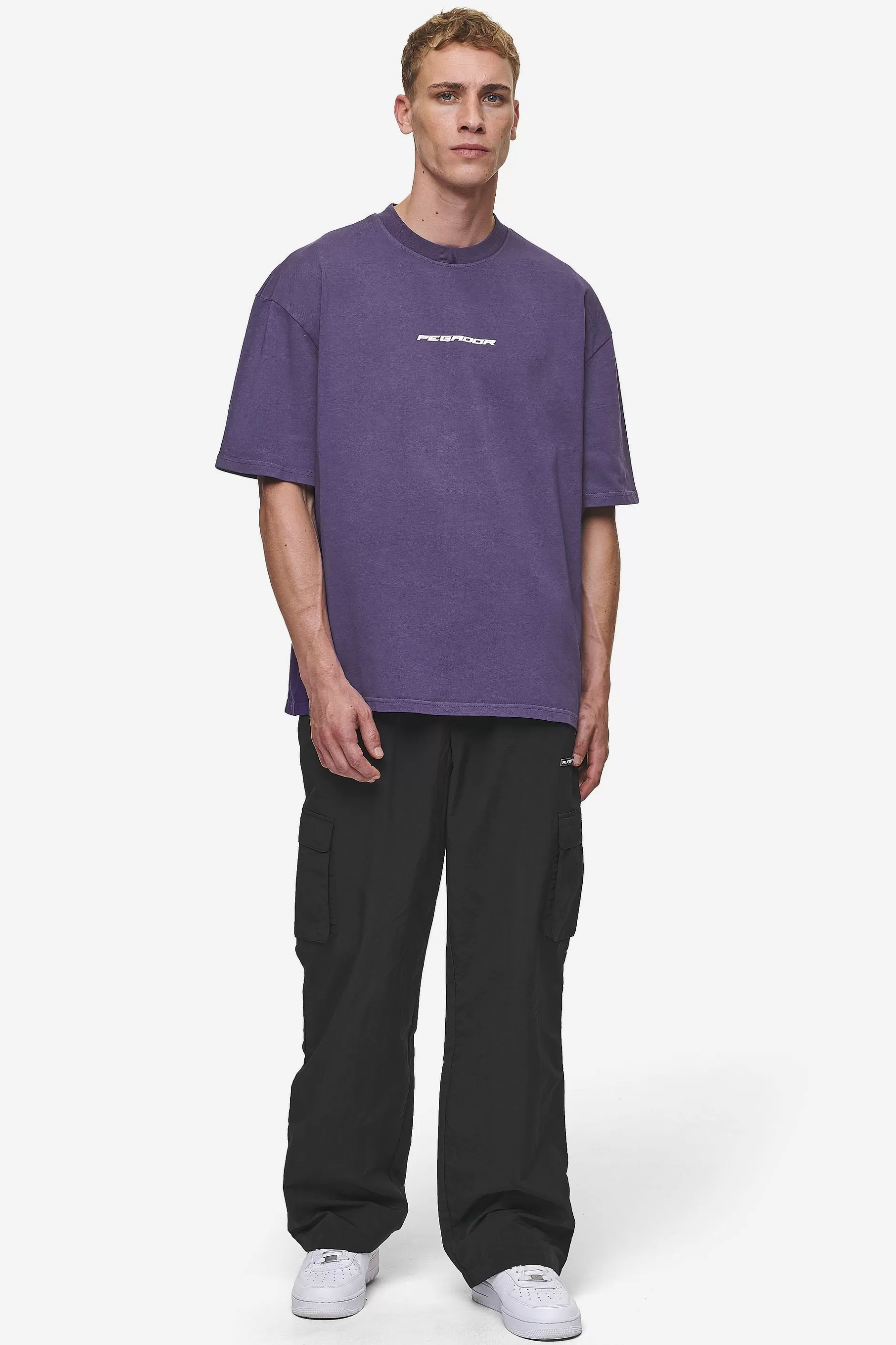 Hot Pegador Dubose Oversized Tee Vintage Deep Purple