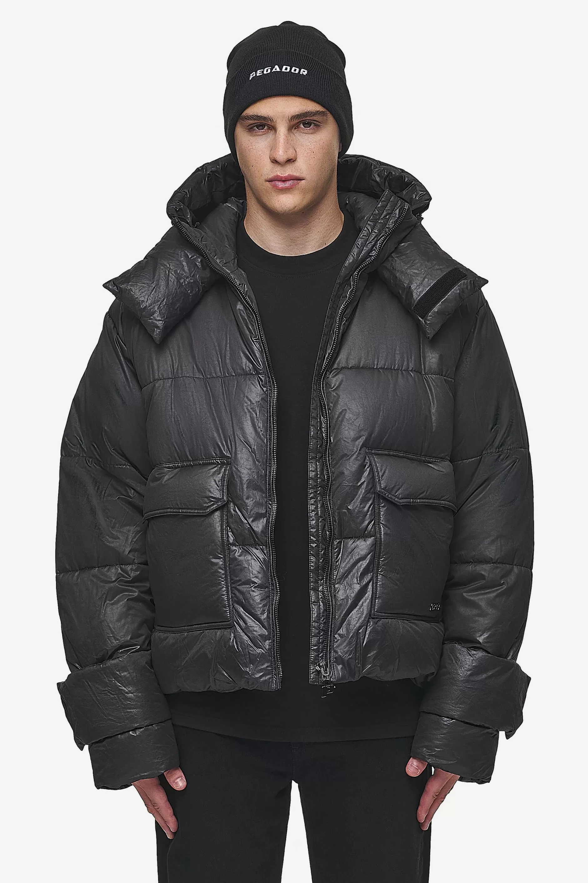 Sale Pegador Garrick Vintage Oversized Puffer Jacket Black