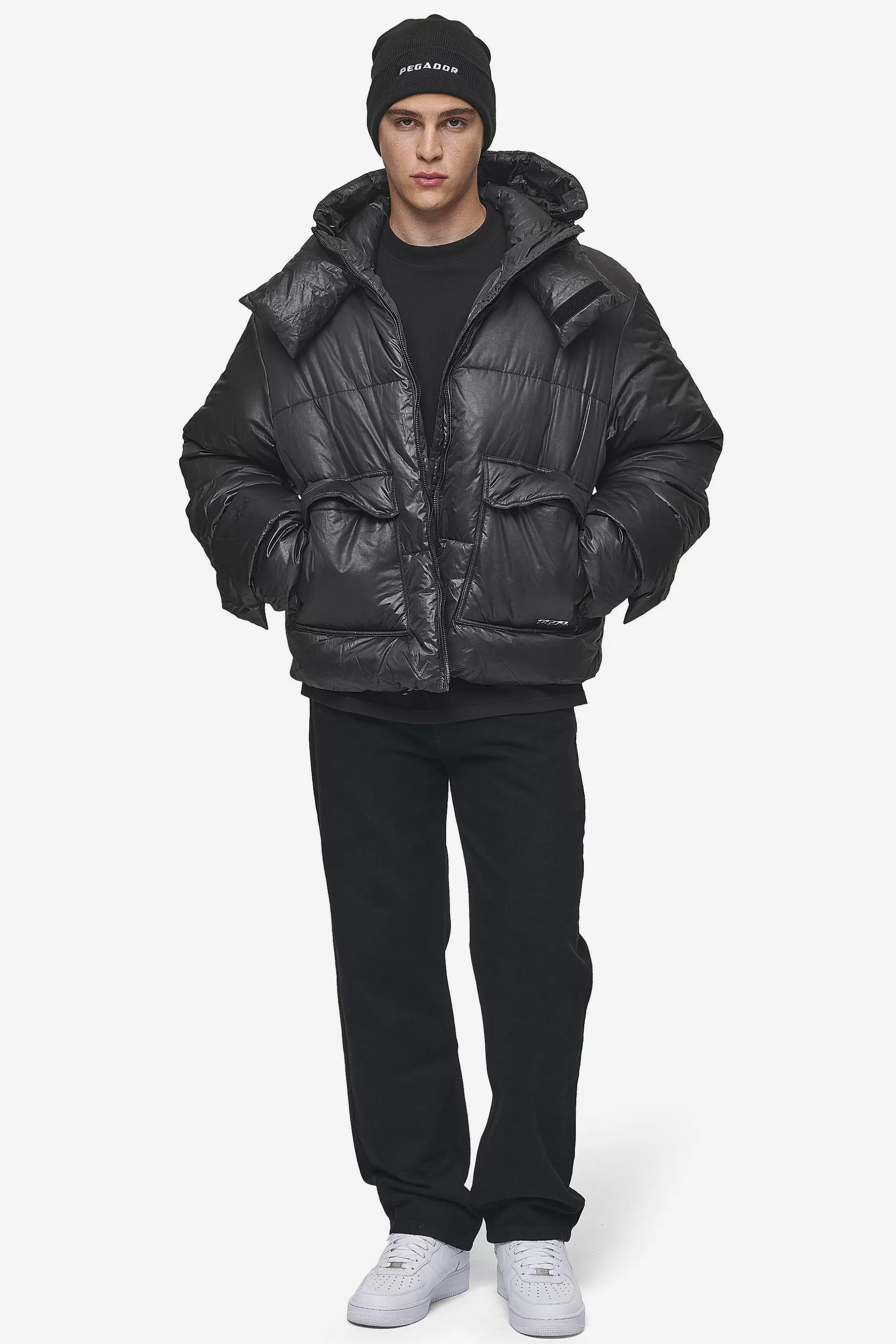 Sale Pegador Garrick Vintage Oversized Puffer Jacket Black