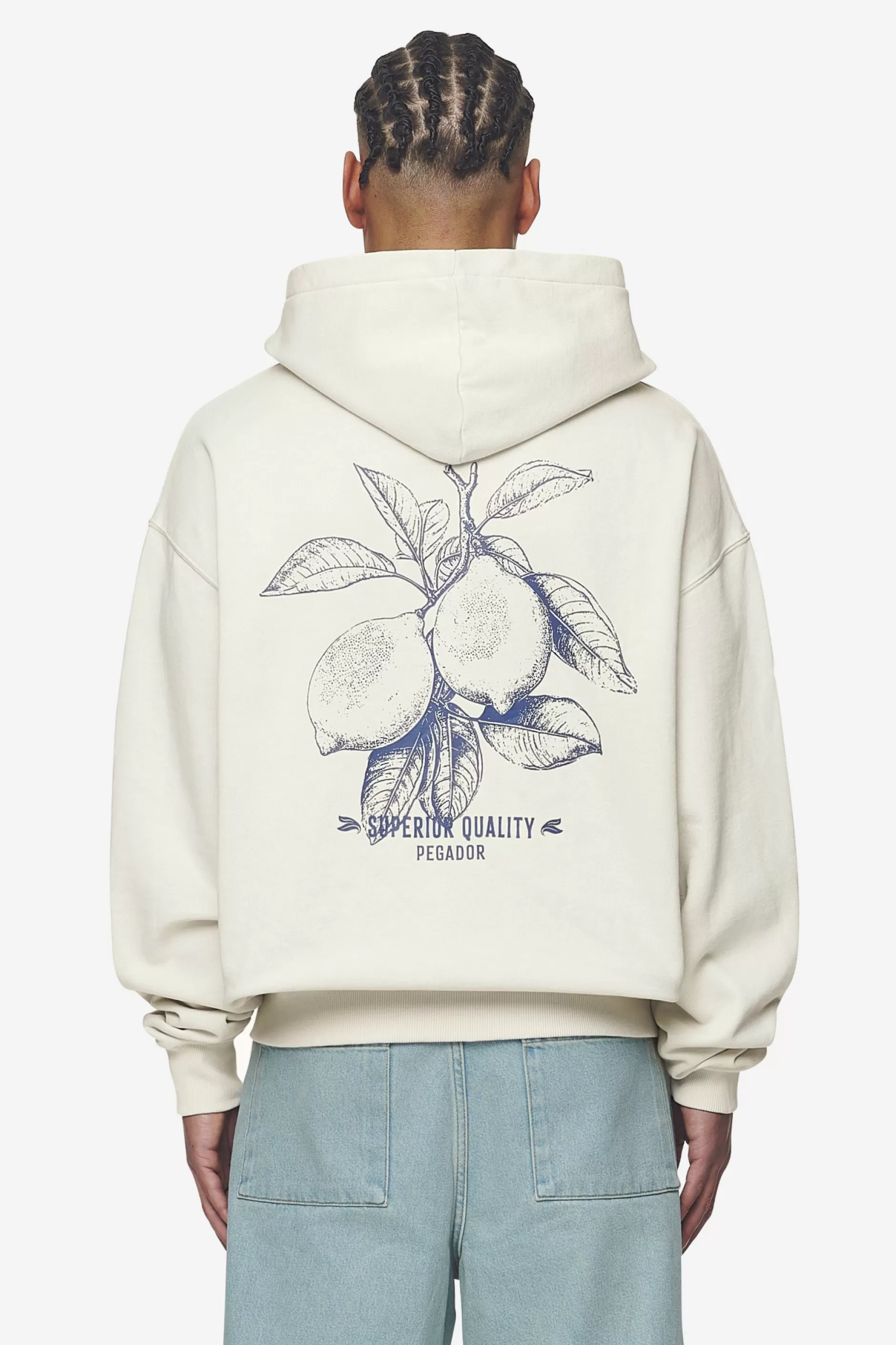 Online Pegador Goret Oversized Sweat Jacket Washed Salty Cream