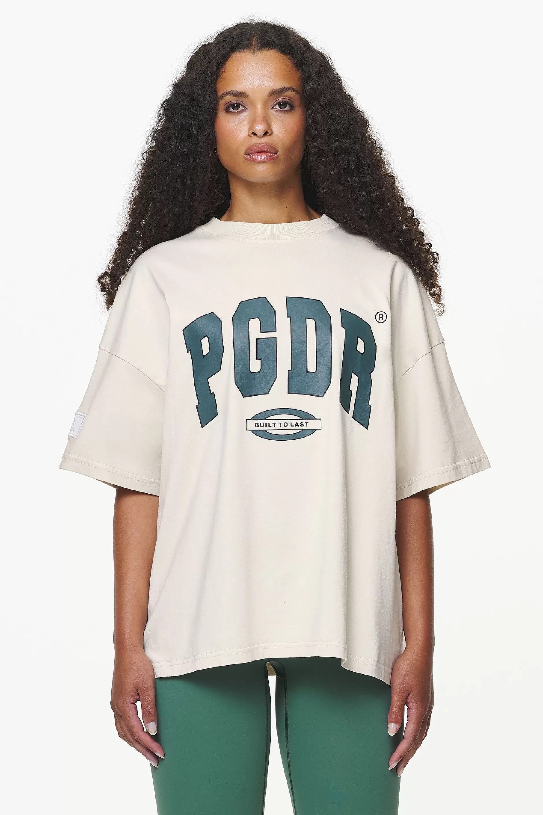 Online Pegador Keats Heavy Oversized Tee Vintage Washed Bone White
