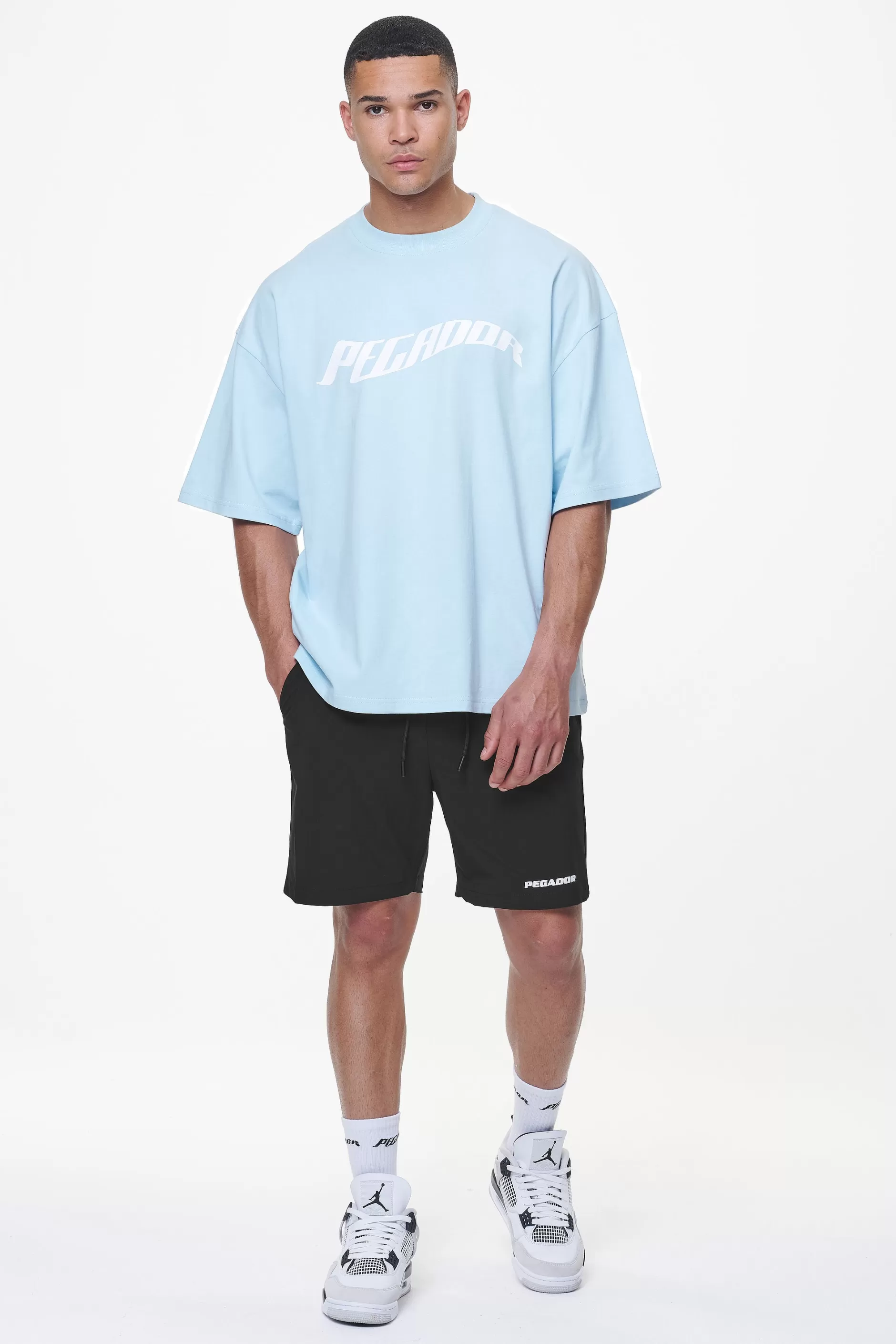Sale Pegador Kinley Boxy Tee Vintage Aqua
