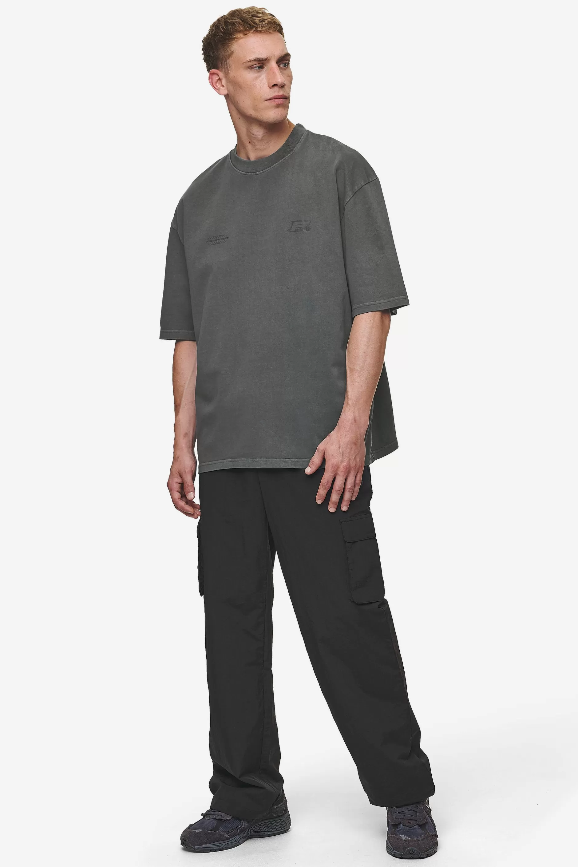 Outlet Pegador Lance Oversized Tee Vintage Anthracite
