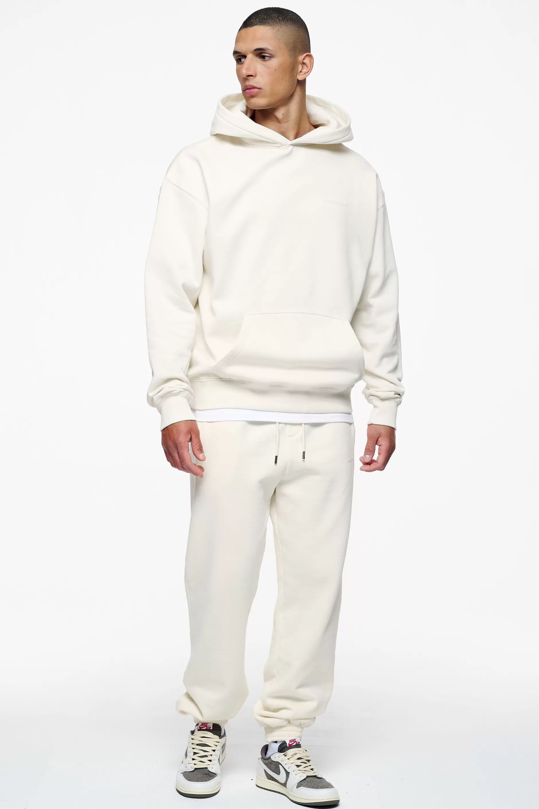 Sale Pegador Logo Oversized Hoodie Gum Vintage washed unbleached