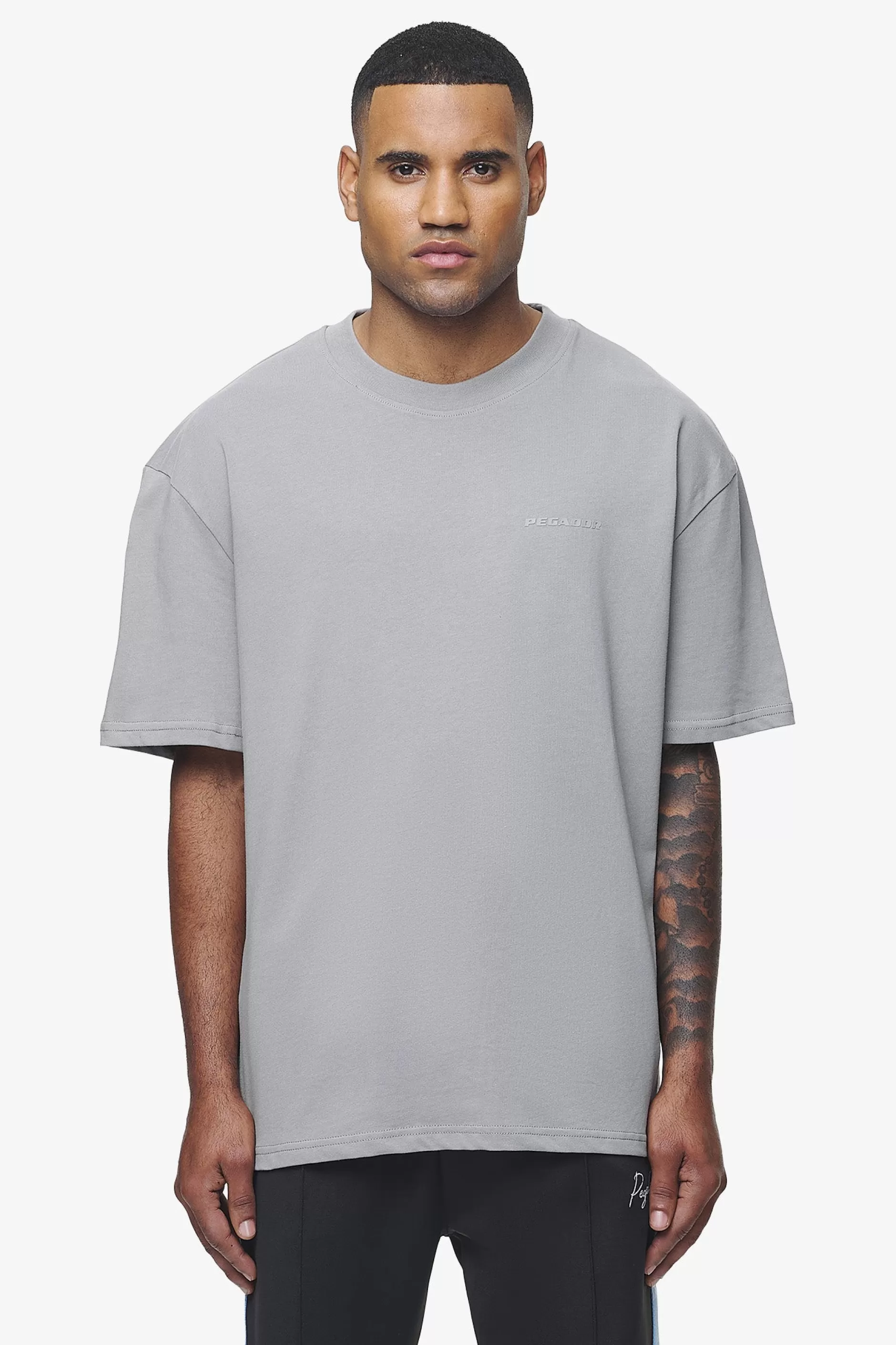 Cheap Pegador Logo Oversized Tee Gum Vintage washed dusk grey
