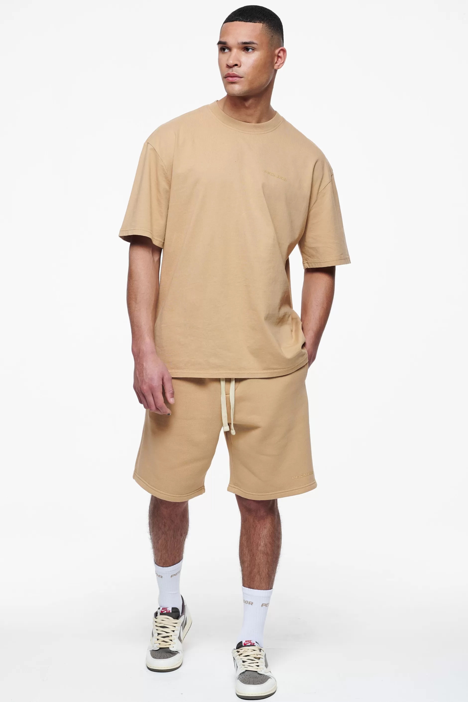 Hot Pegador Logo Oversized Tee Gum Vintage washed espresso