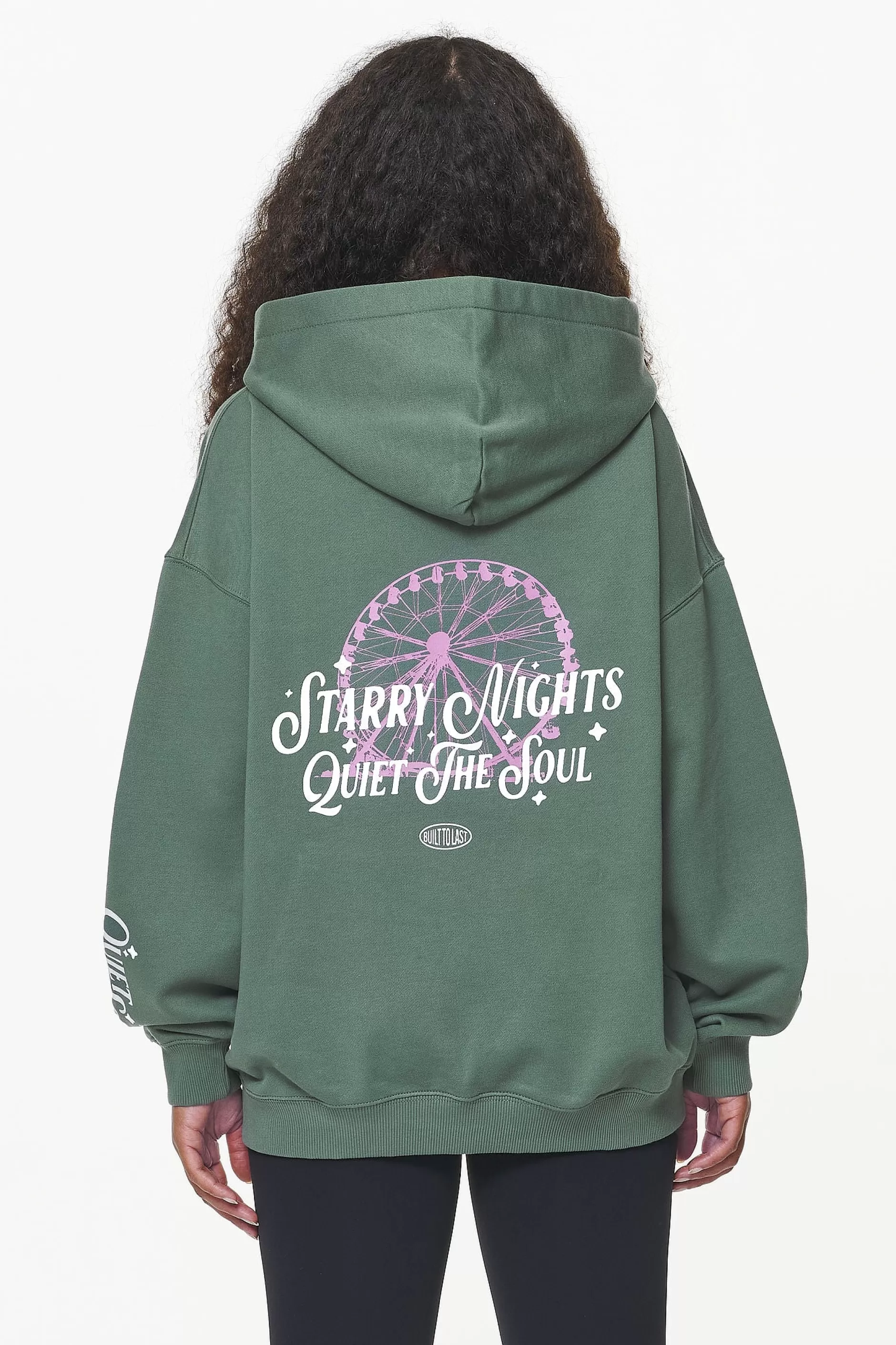 Cheap Pegador Mall Oversized Hoodie Vintage Washed Garden Green