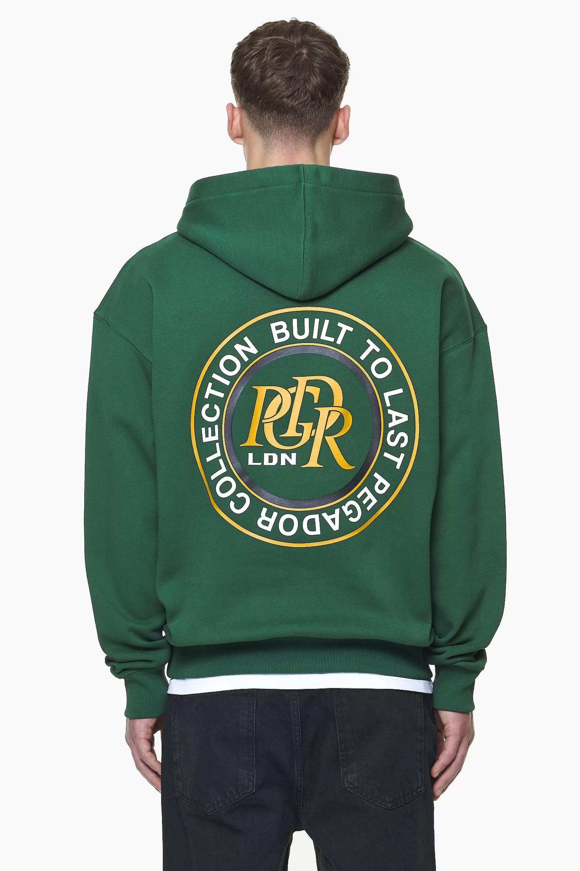 Flash Sale Pegador Marcer Oversized Hoodie Vintage Washed British Green