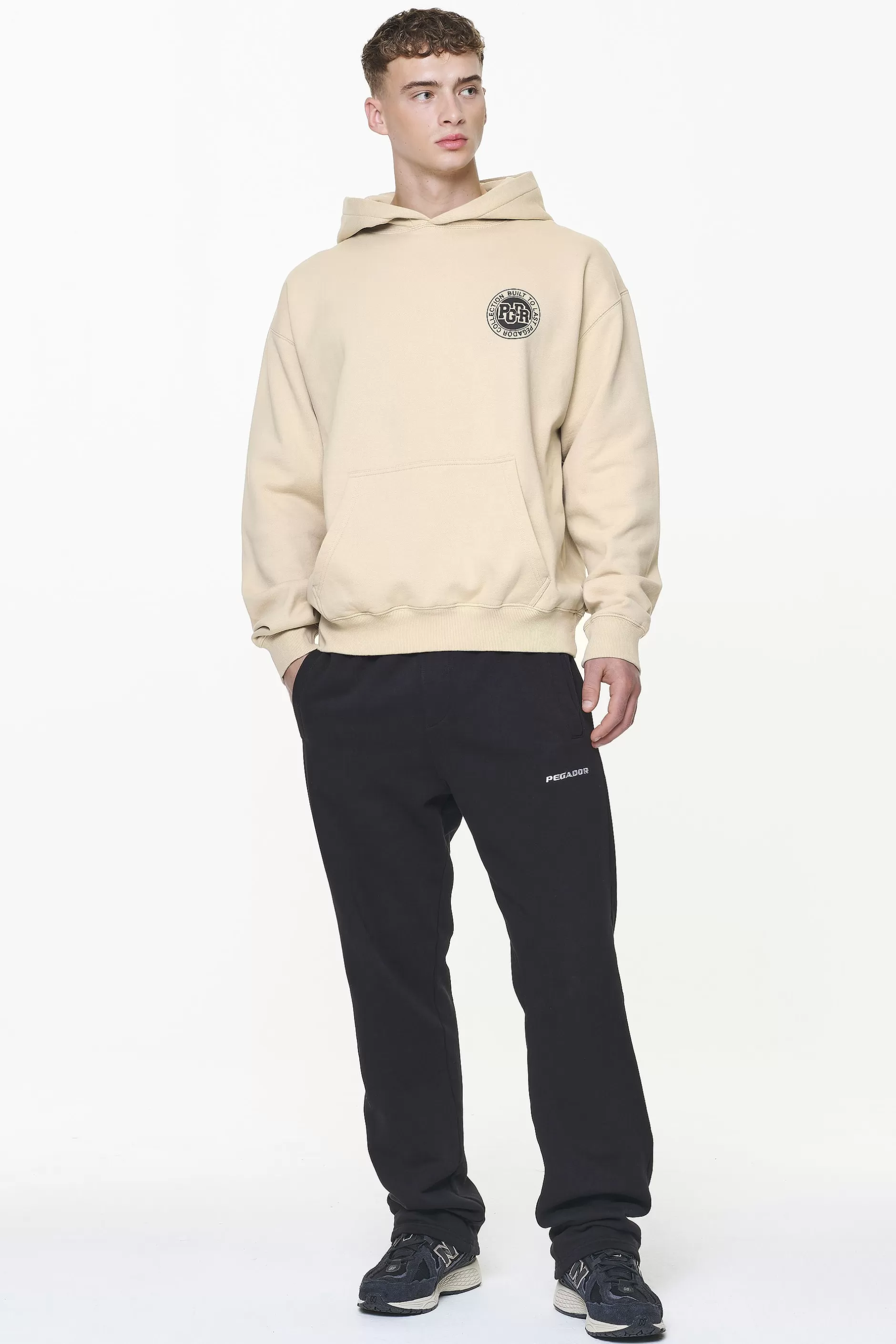Fashion Pegador Orsett Oversized Hoodie Vintage Washed Kingdom Beige