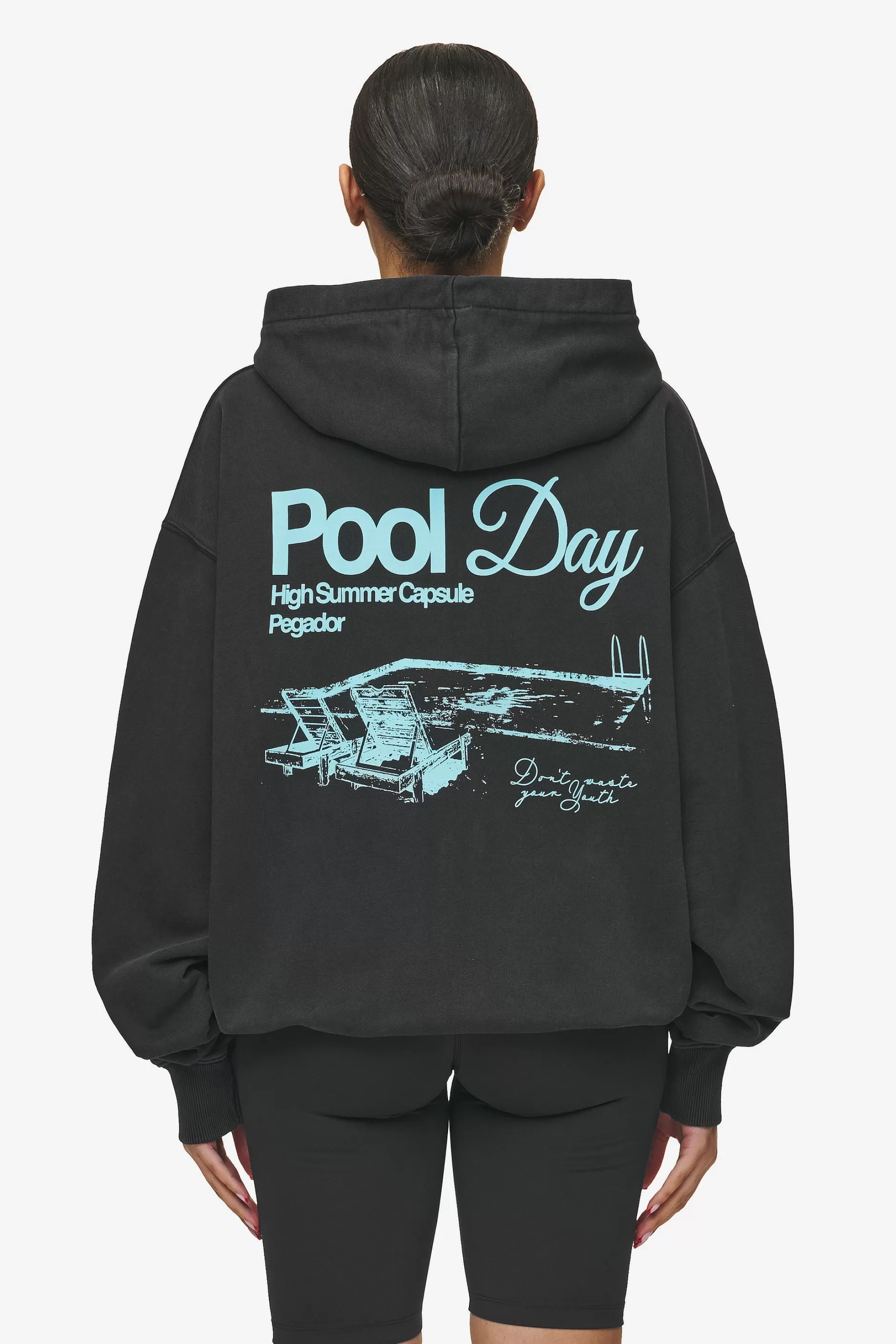 Hot Pegador Patino Oversized Sweat Jacket Vintage Black