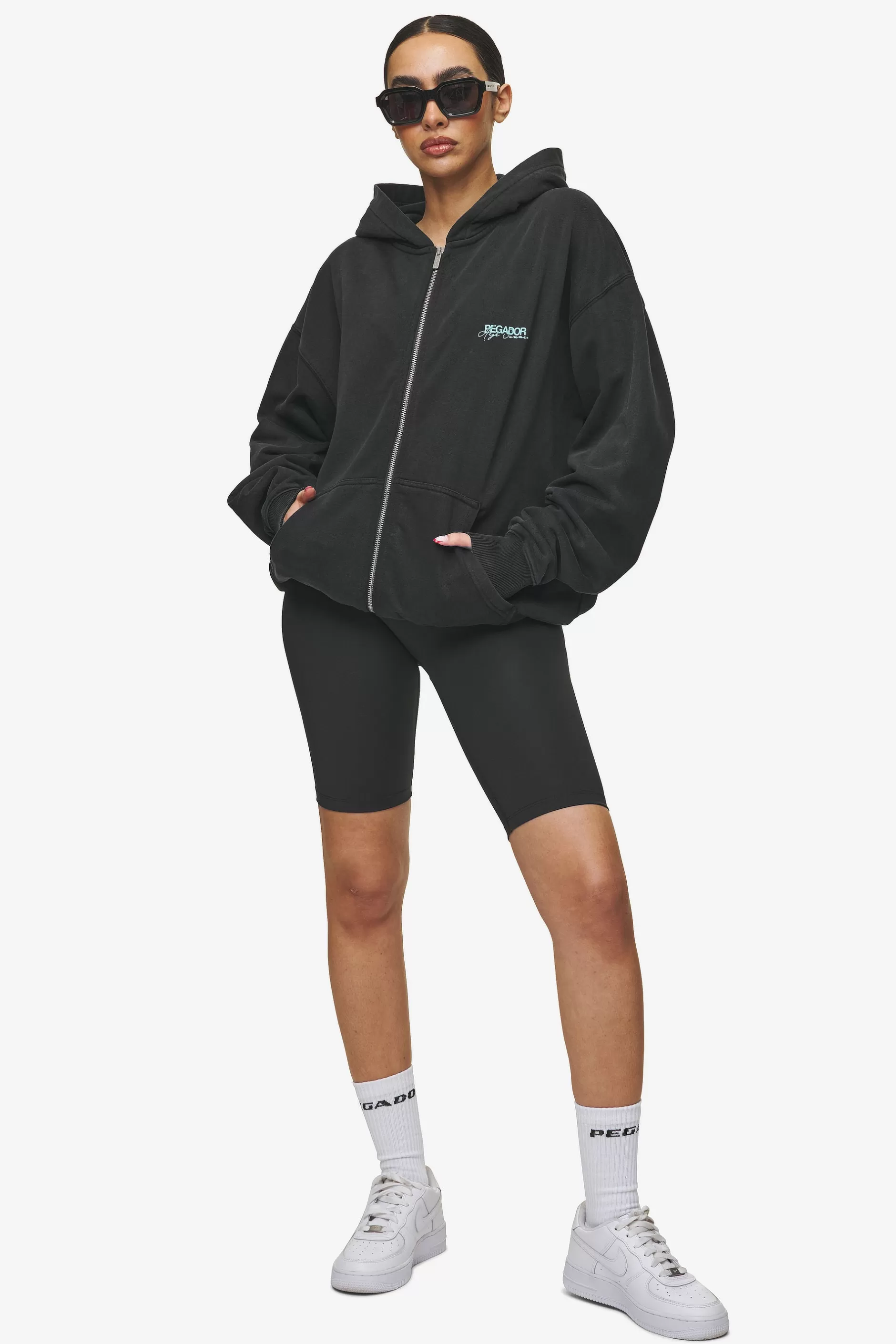 Hot Pegador Patino Oversized Sweat Jacket Vintage Black