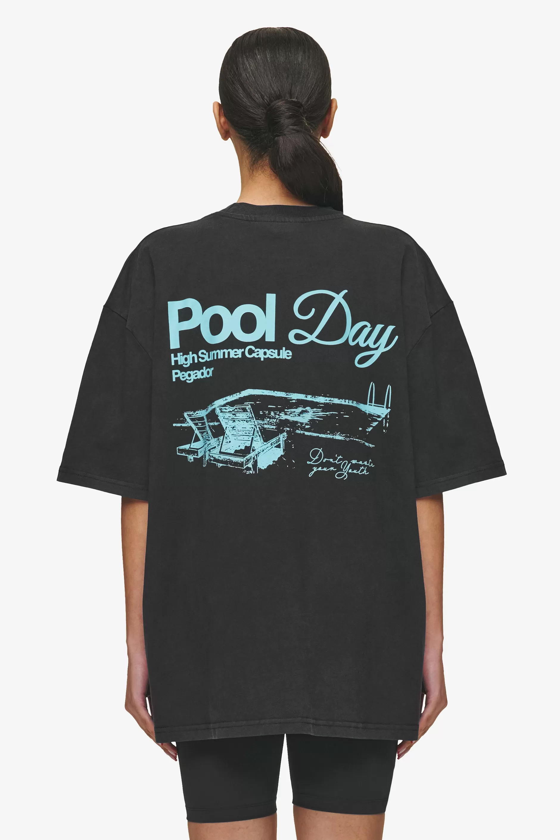 Discount Pegador Patino Oversized Tee Vintage black