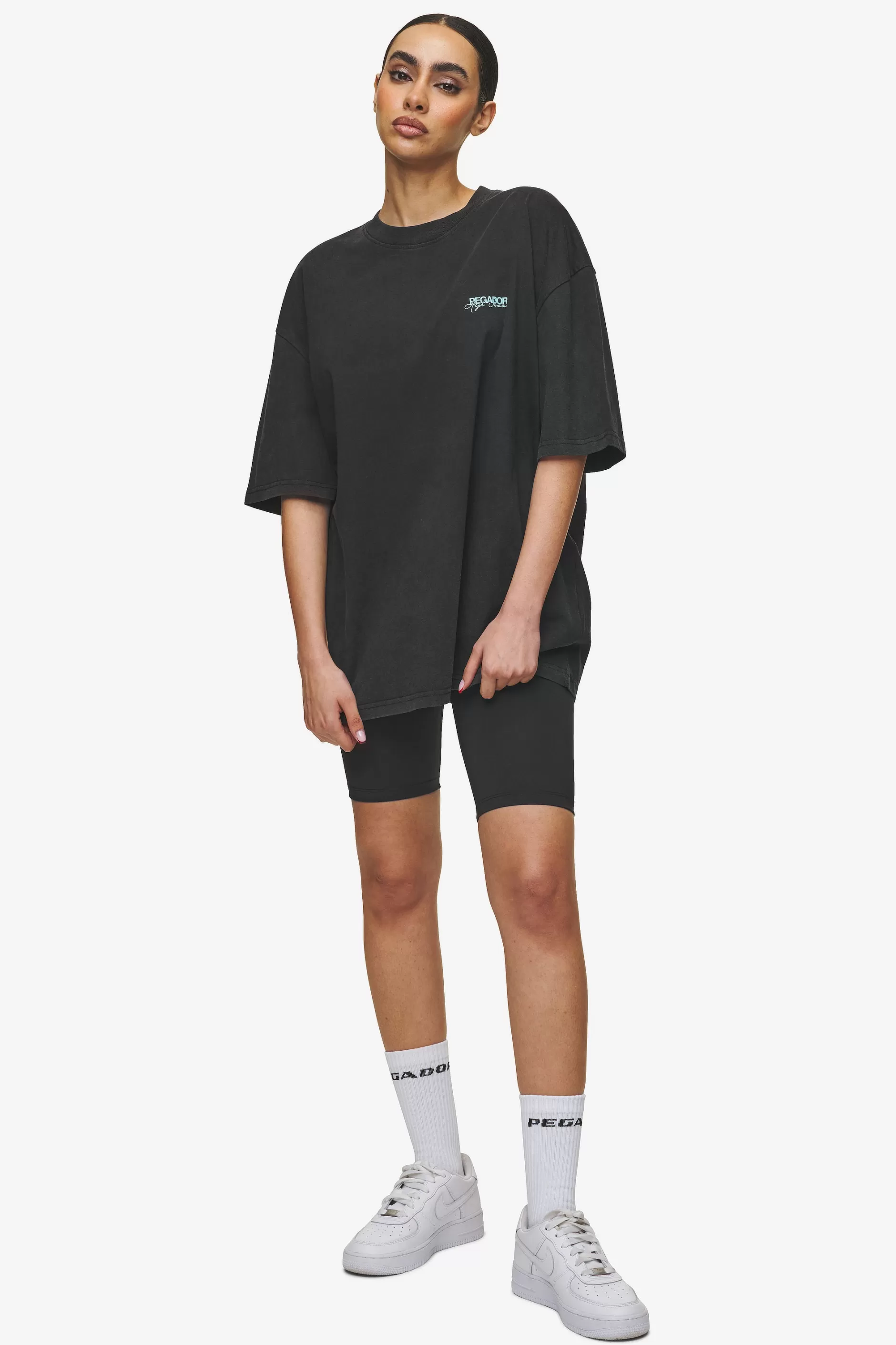 Discount Pegador Patino Oversized Tee Vintage black
