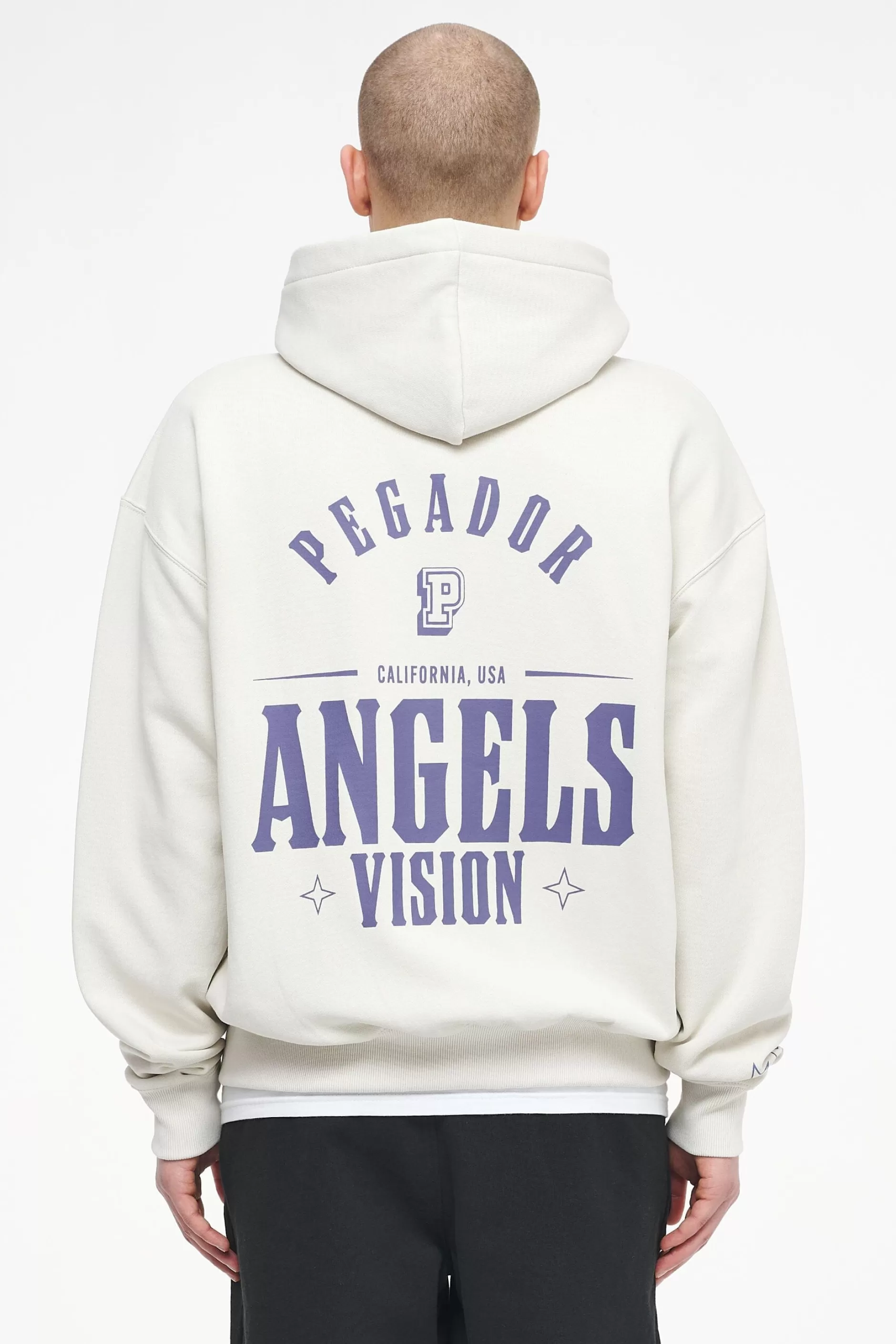 Cheap Pegador Salal Oversized Sweat Jacket Vintage Washed Angels Cream