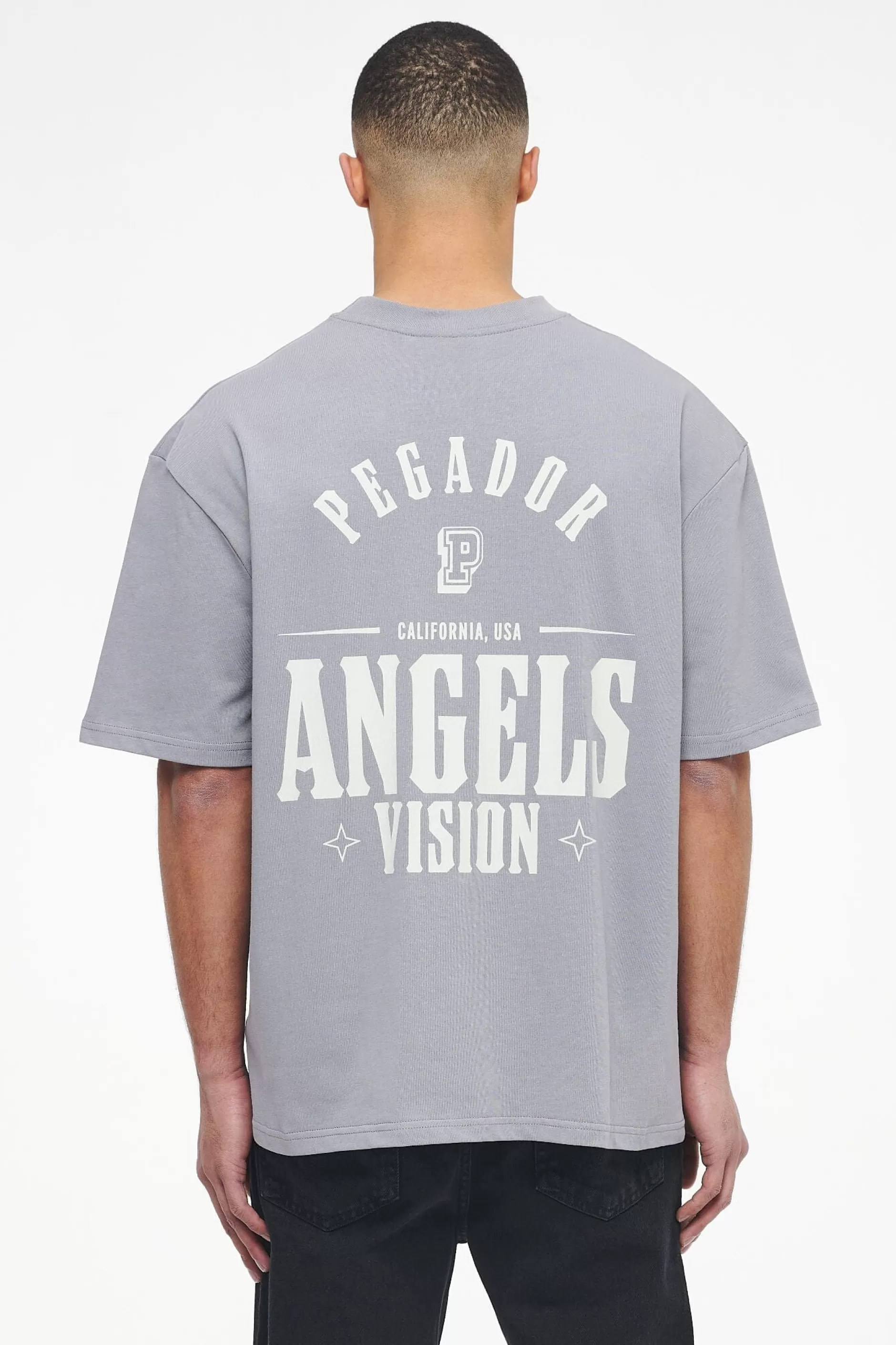 Hot Pegador Salal Oversized Tee Vintage Washed Dusk Grey