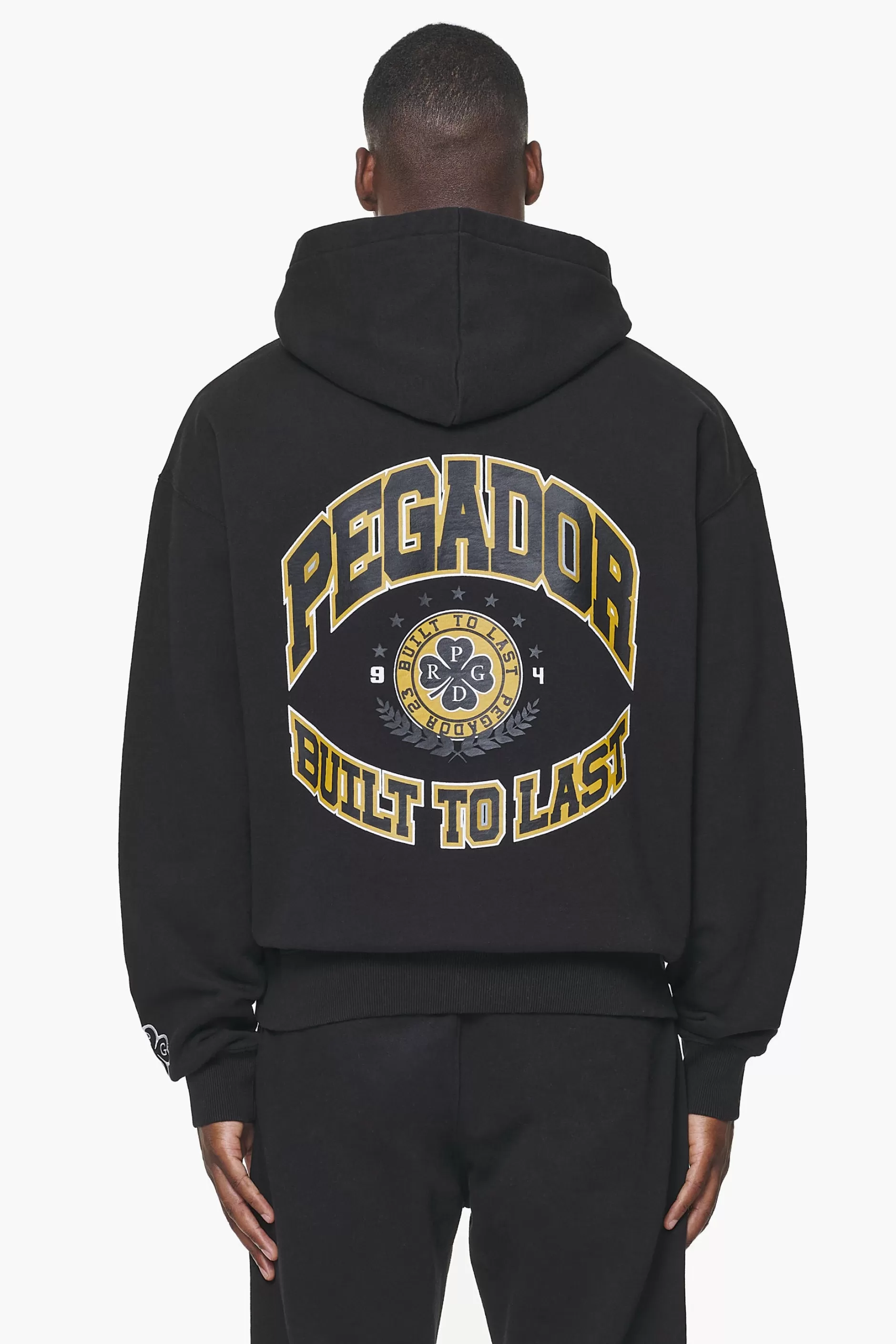 Flash Sale Pegador Smith Oversized Hoodie Vintage Washed Onyx Black