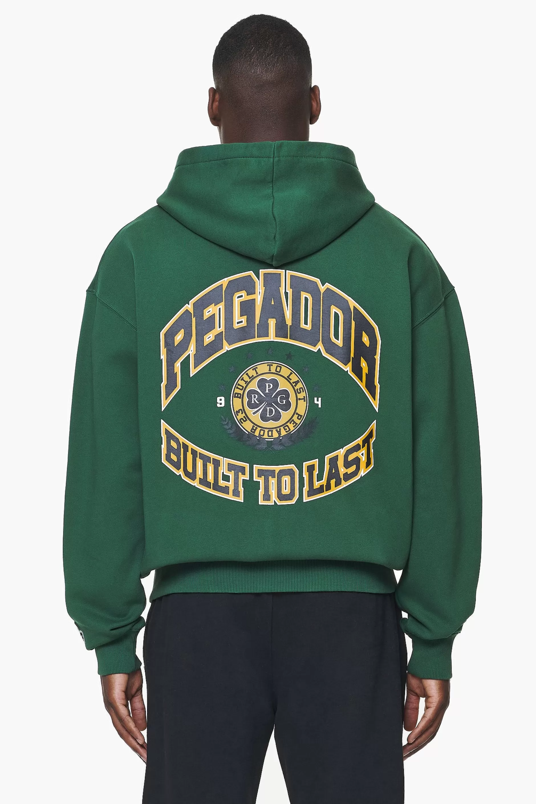 Discount Pegador Smith Oversized Sweat Jacket Vintage Washed British Green