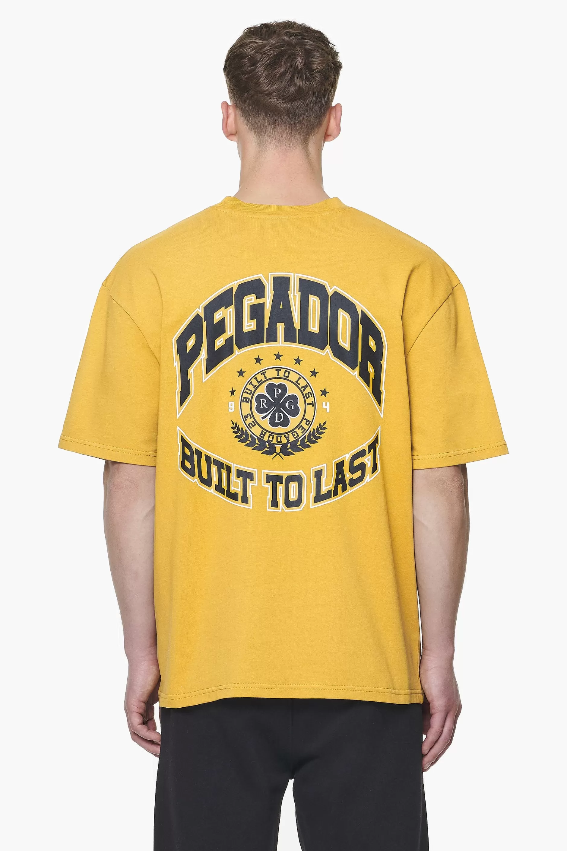 Hot Pegador Smith Oversized Tee Vintage Washed Mustard