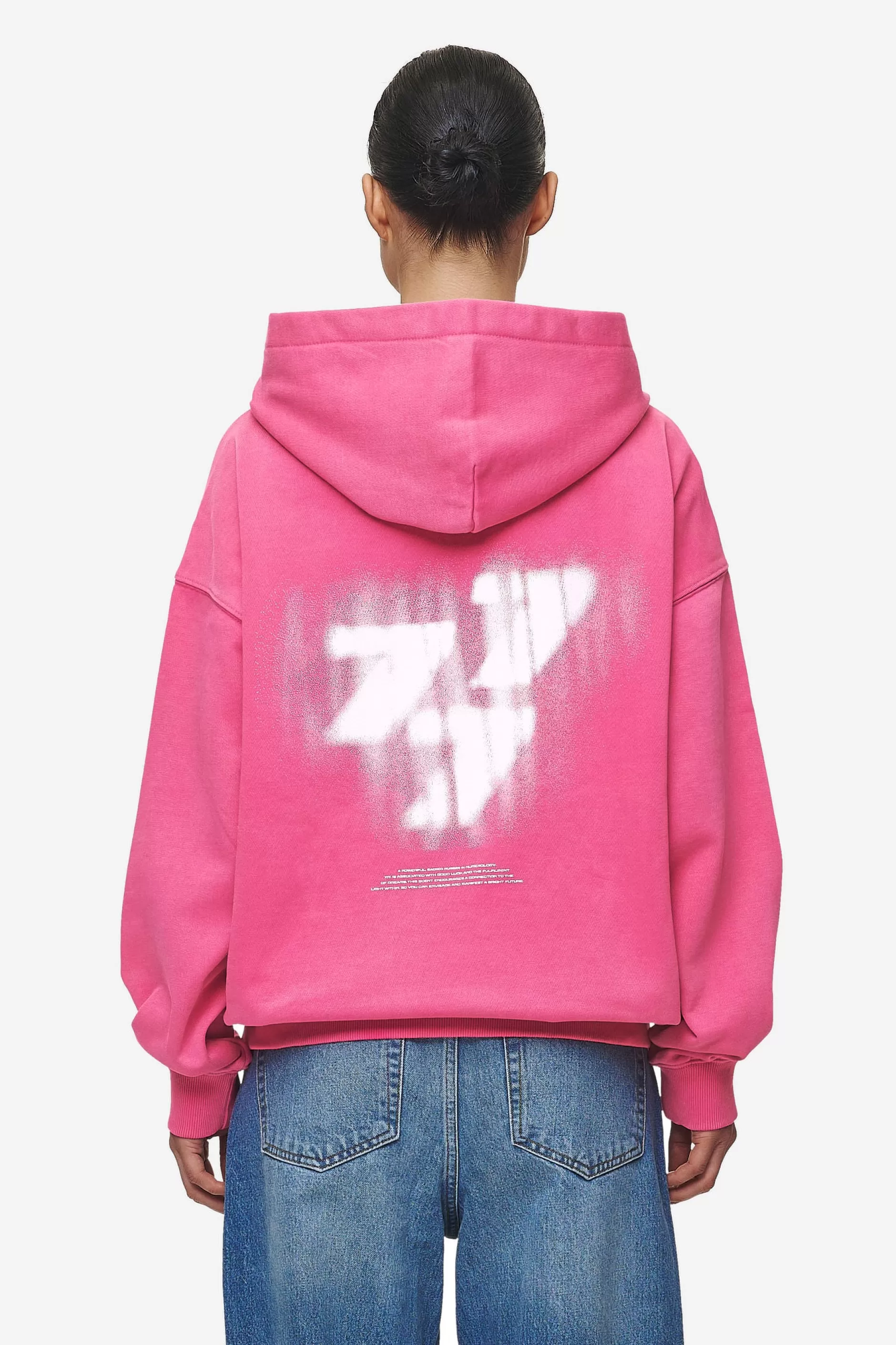 Cheap Pegador Suta Oversized Hoodie Vintage Digital Pink