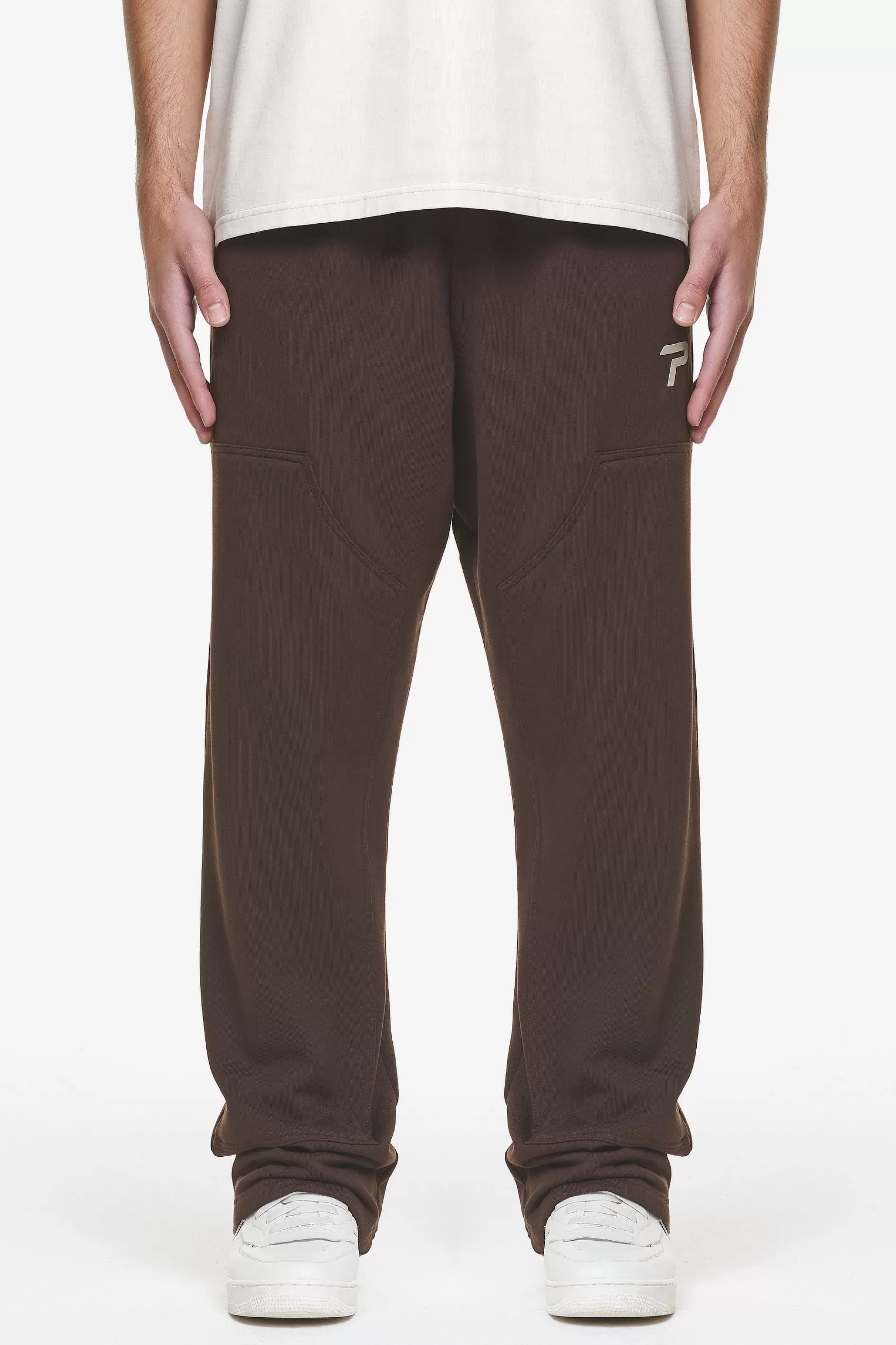 Cheap Pegador Tacona Carpenter Sweat Pants Washed Oak Brown