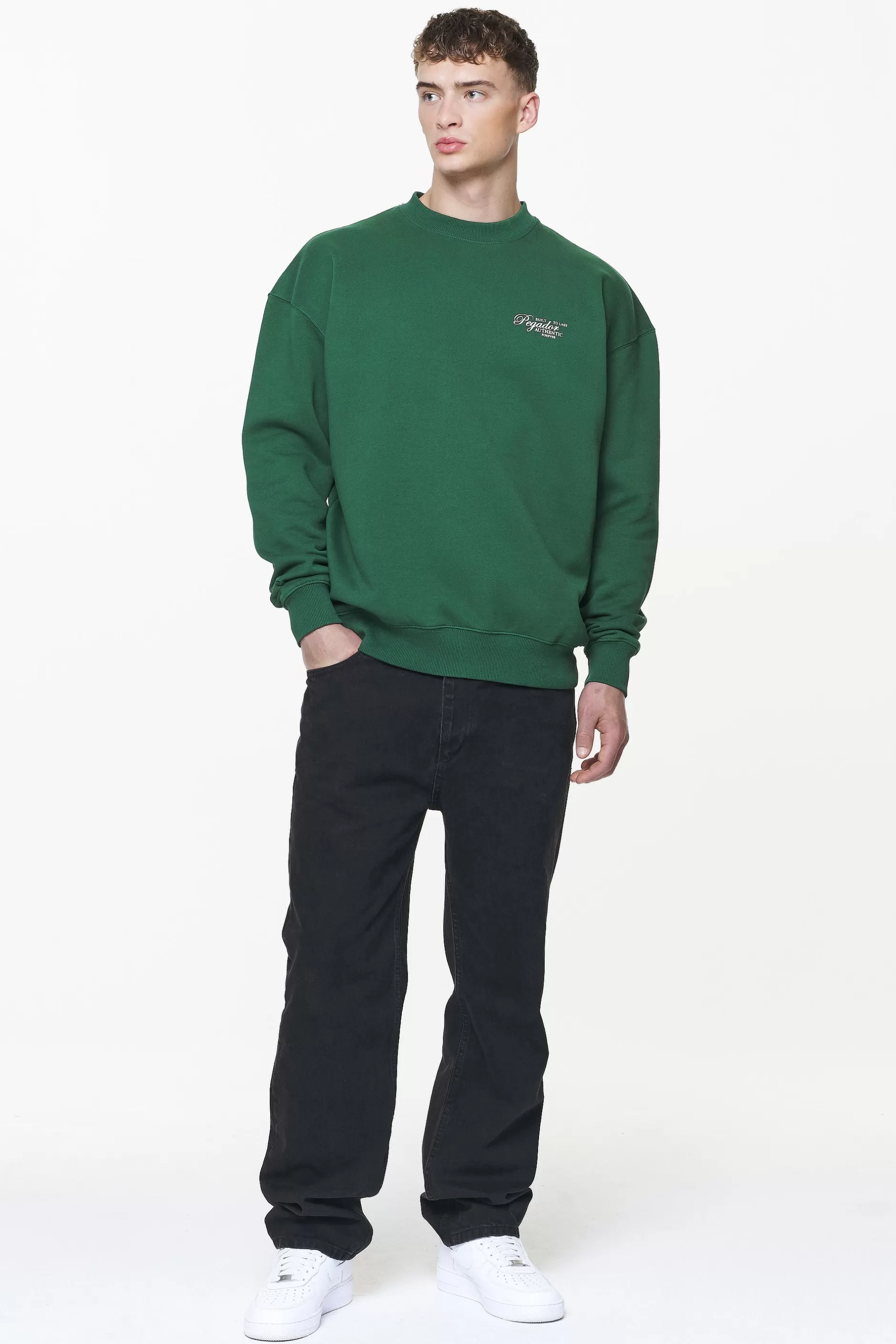 Online Pegador Tavery Oversized Sweater Vintage Washed British Green