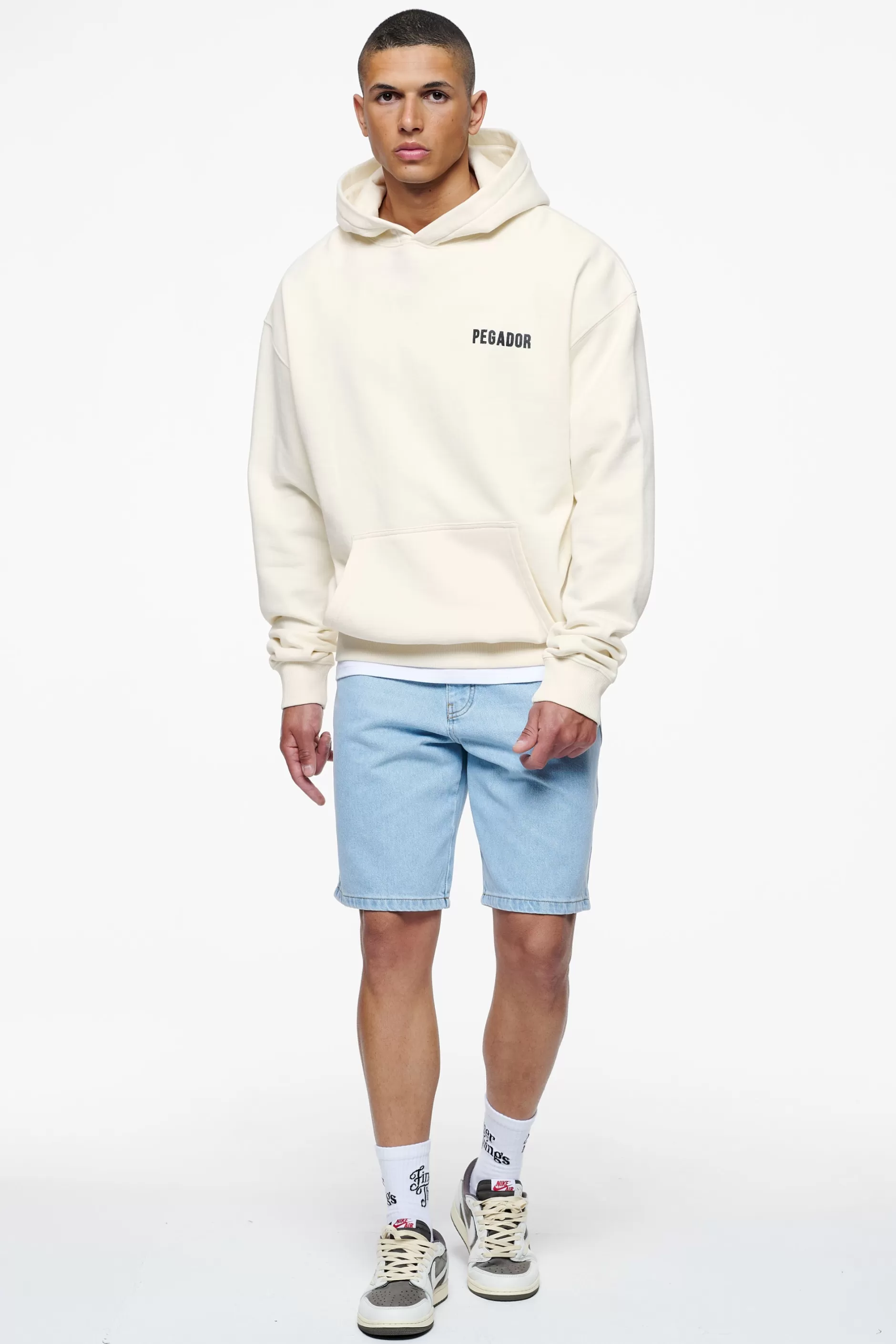 New Pegador Verity Oversized Hoodie Vintage Washed Unbleached