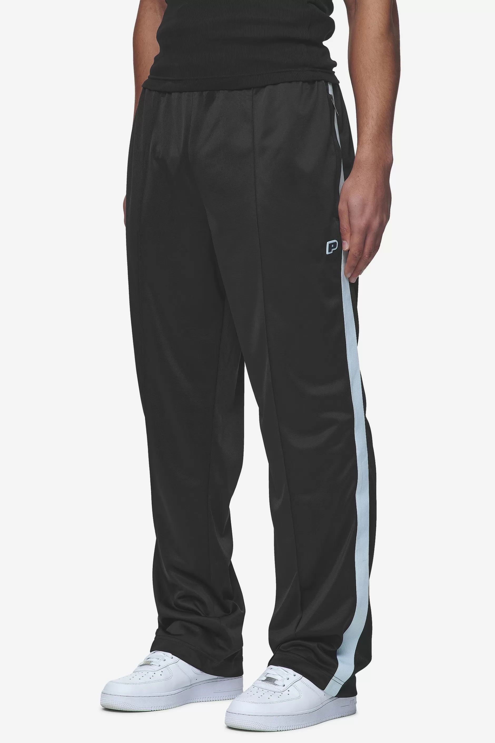 Cheap Pegador Zeno Track Pants Black Baby Blue